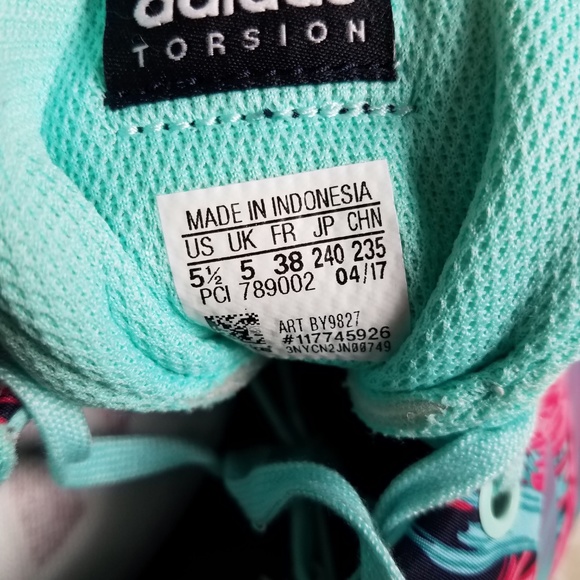 Adidas ZX Flux Torsion Athletic Shoes US 5.5 Pink - Picture 7 of 8